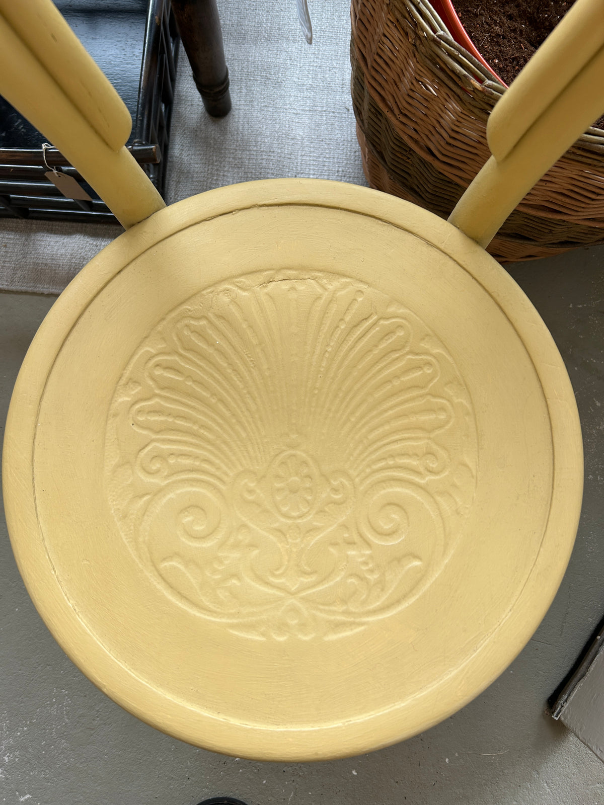 Vintage - Painted Chair - Classic Bentwood painted in F&B 'Duster'