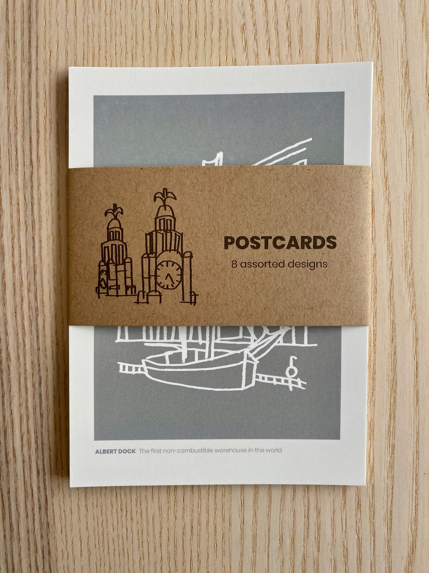 LIVERPOOL - Pack of 8 Assorted Post Cards