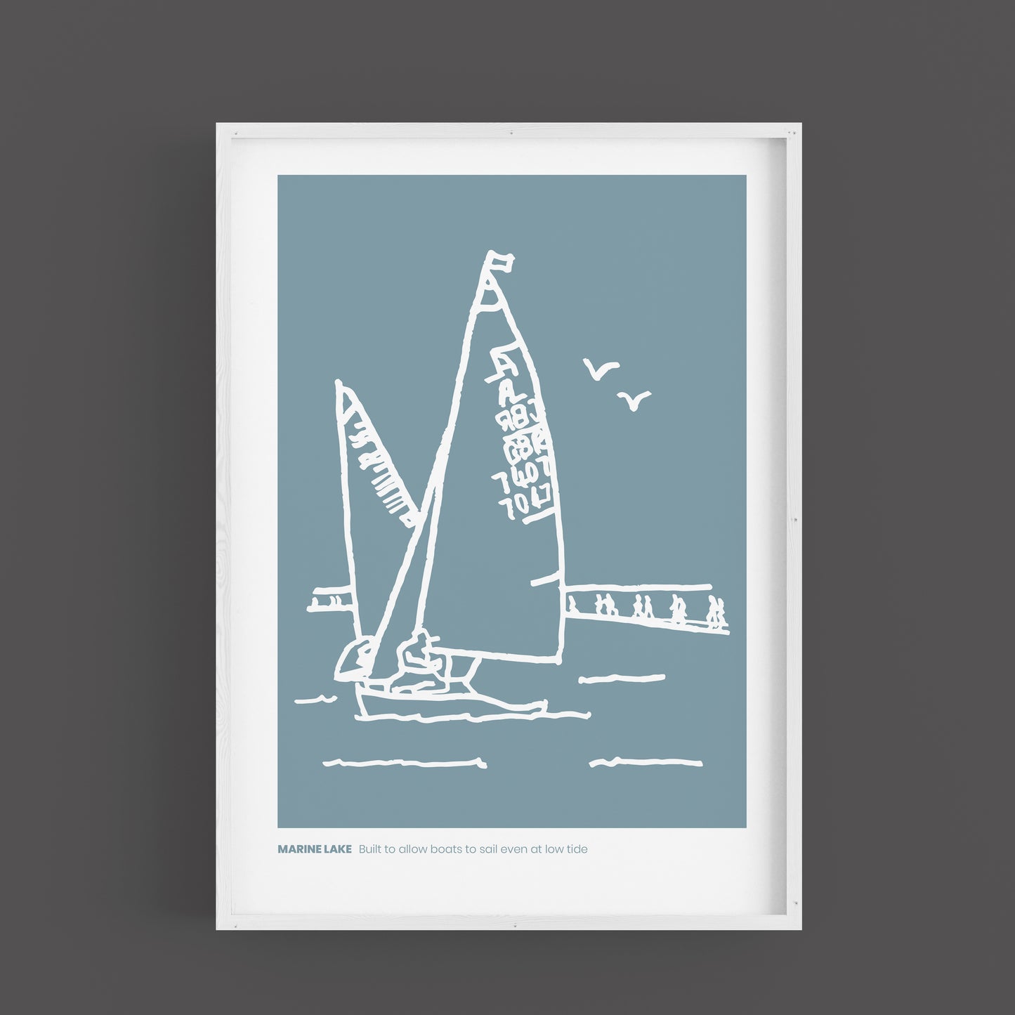 Wirral - Marine Lake Print