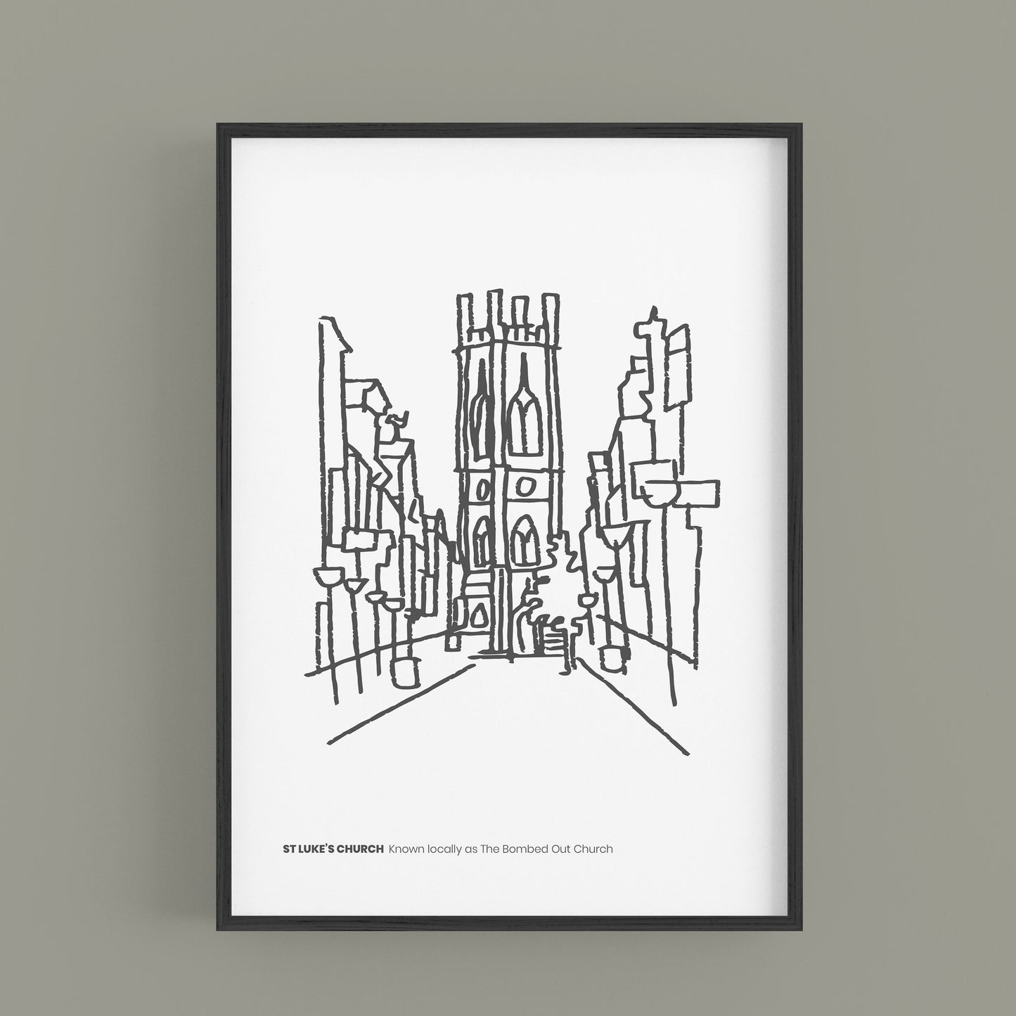LIVERPOOL - St Luke's Church