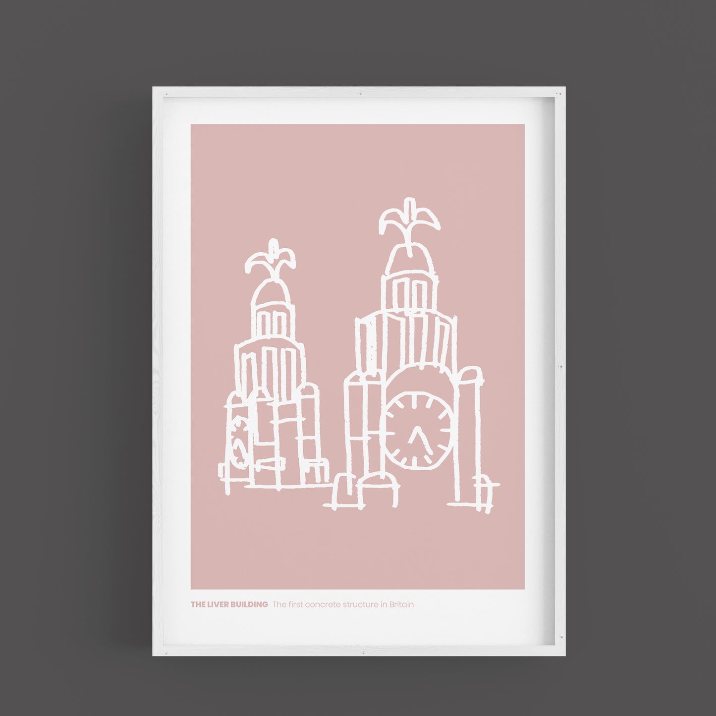 Liverpool - Liver Building Print
