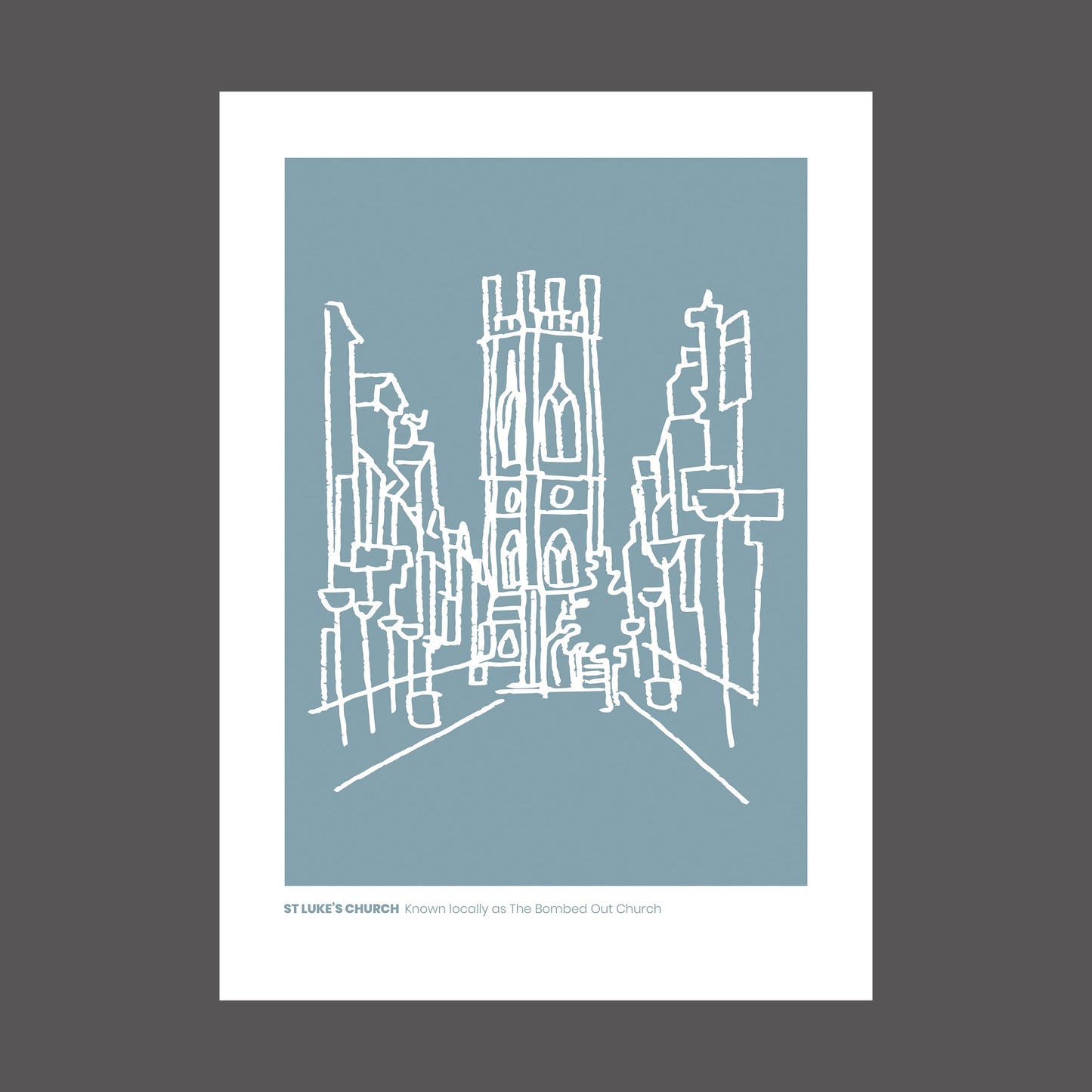 LIVERPOOL -  Pack of 8 Assorted Post Cards