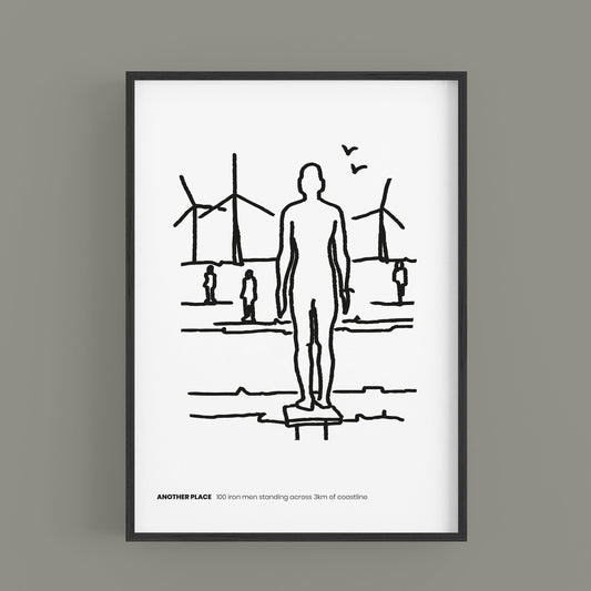LIVERPOOL - Iron Men Crosby B&W Edition