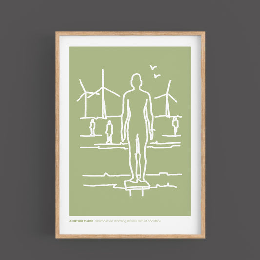 Liverpool - Another Place Crosby Gormley Iron Men