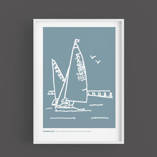 Wirral - Marine Lake Print