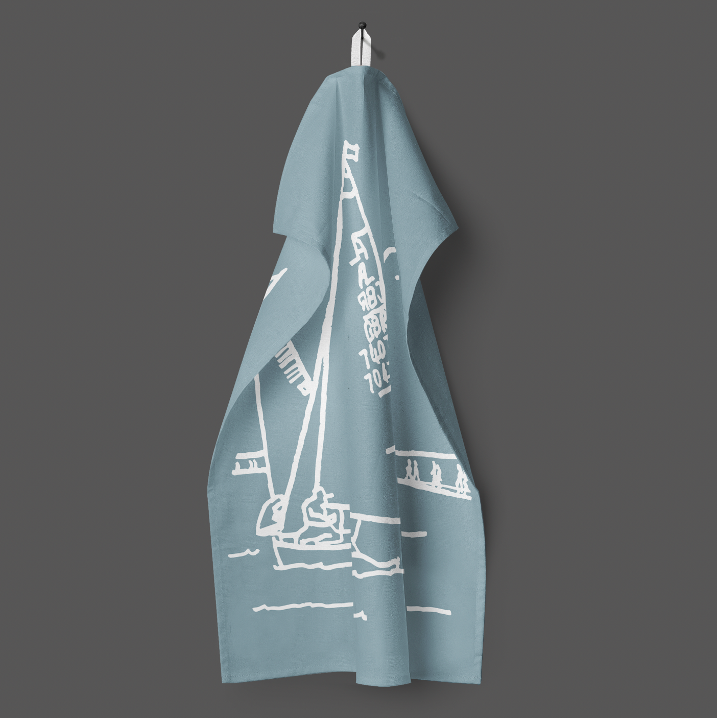 WIRRAL- Tea Towel Marine Lake West Kirby
