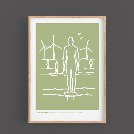 LIVERPOOL - Another Place Crosby Gormley Iron Men