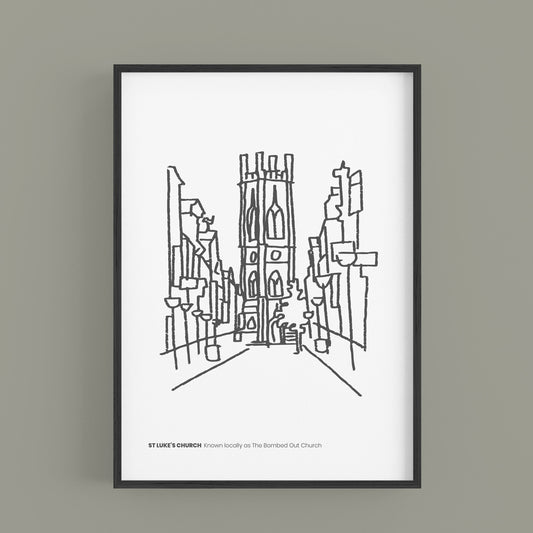 LIVERPOOL - St Luke's Church