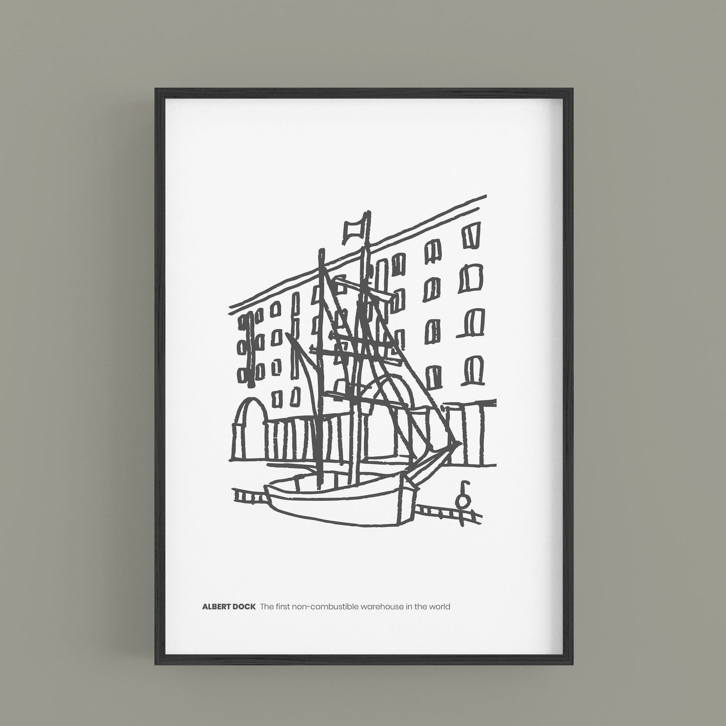 LIVERPOOL - Albert Dock B&W Edition